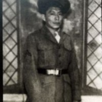 Navajo Code Talker Samuel Holiday